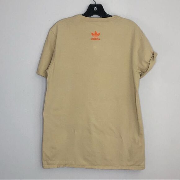 ADIDAS ORIGINALS Tan Green Orange CAMOUFLAGE TEE, M - Picture 5 of 6